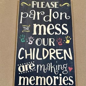 Hand Painted Wooden Sign